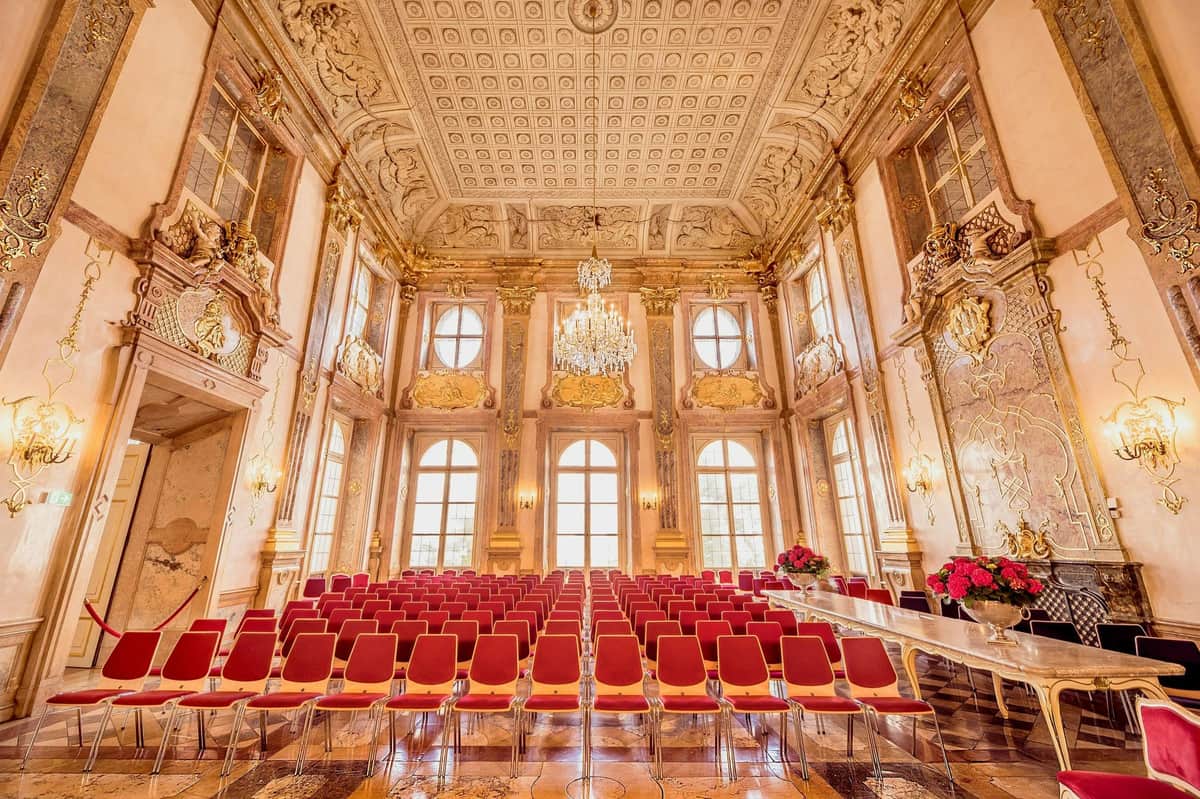 Salzburg: Mozart Classical Concert at Mirabell Palace Concert Seating in the Marble Hall
