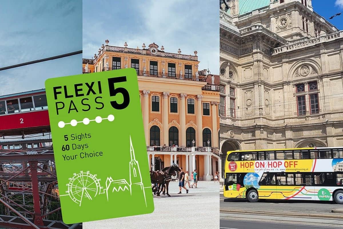 Vienna FLEXI Pass: 5 Attractions Vienna FLEXI Pass Bestseller: Best of Vienna