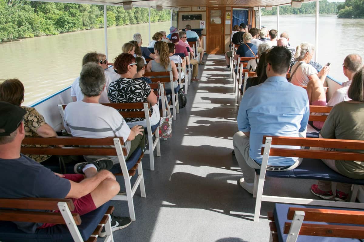Bootsfahrt von Szentendre zurück nach Budapest