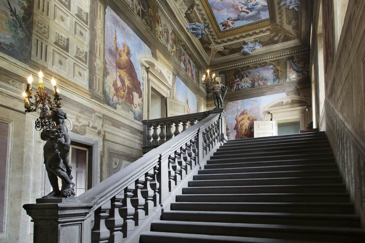 Palazzo Moroni Entry Ticket Staircase