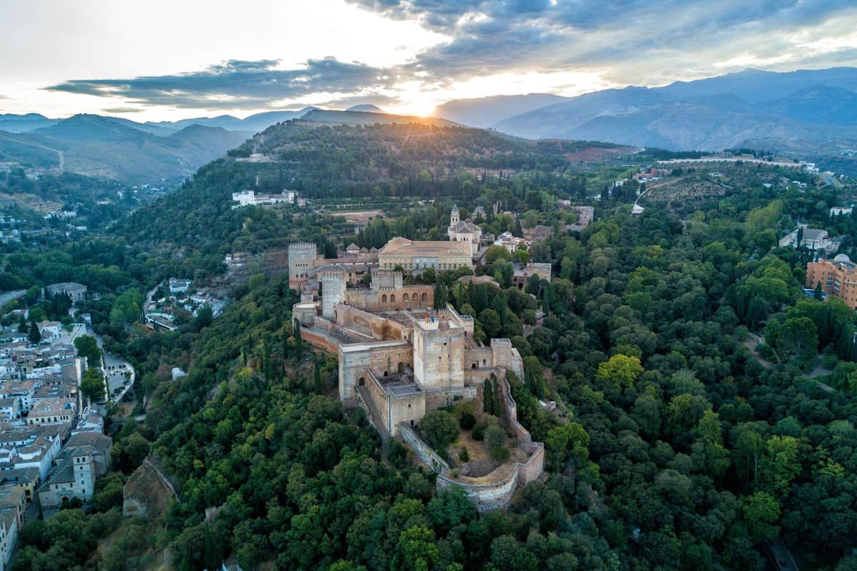 panoramica de la alhambra