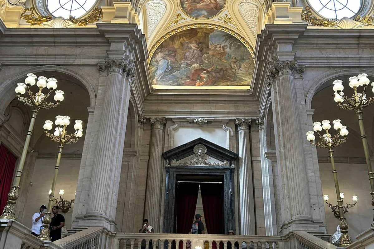 Royal Palace of Madrid: Skip The Line Ticket + Guided Tour Main staircase