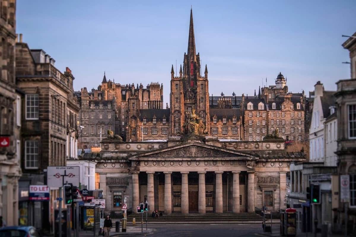 View of Edinburgh Old Town
