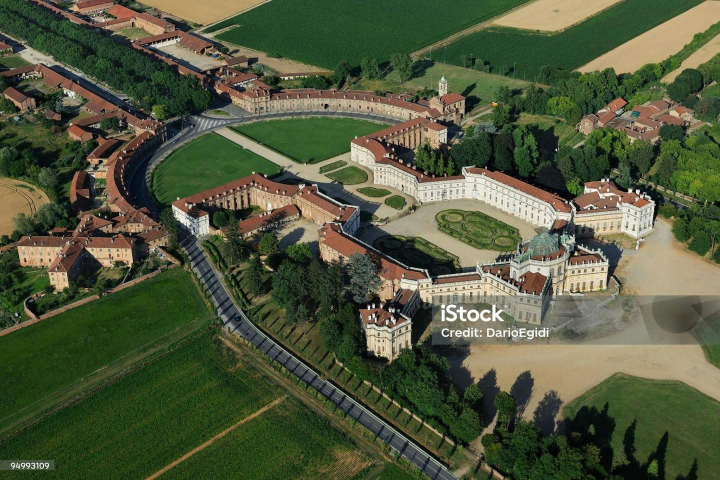 Palazzina di Caccia di Stupinigi Aerial view