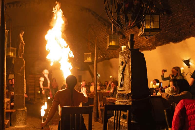 Authentic Czech Experience: Medieval Dinner & Show + Brewery & Castle Tour