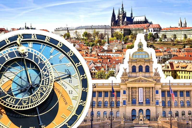 Prague Castle: National Museum & Astronomical Clock Tower
