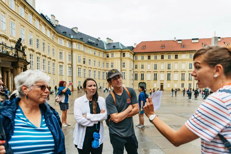 Prague: Guided City Bus Tour + Prague Castle Exterior Visit