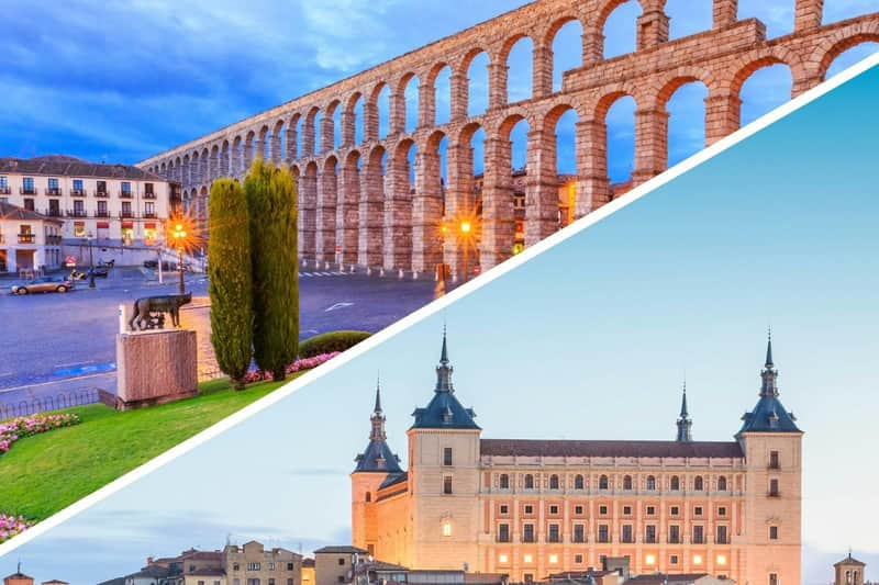 Segovia and Toledo: Entry Tickets + Guided Tour + Transfers